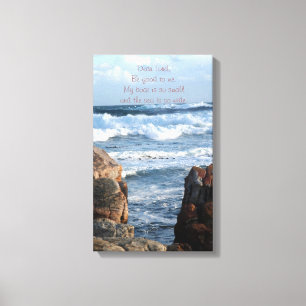 Kära Gud, var Bra till mig Ocean Canvas