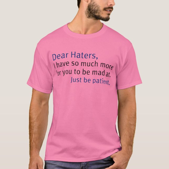 Kära haters tröja (Framsida)