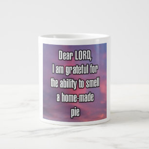 Kära HERRE, jag är tacksam för förmågan att... Mug Jumbo Mugg