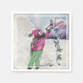 Kära juljul Party Pappersservett