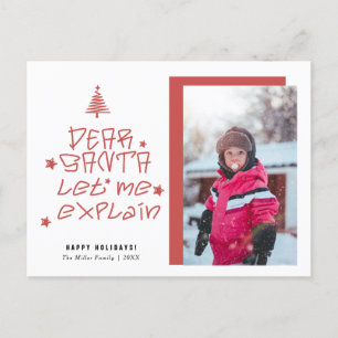 Kära jultomten helg vykort