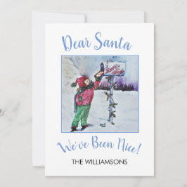 Kära Jultomten Julkort