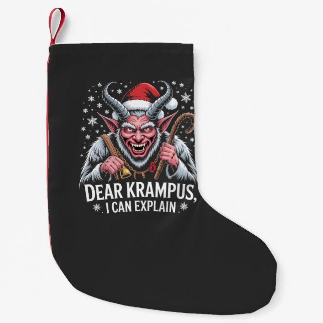 Kära Krampus, jag kan förklara jultomten Liten Julstrumpa (Framsidan)