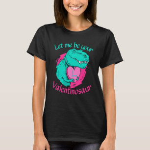 Kära L Initial Låt mig vara din Alla hjärtans dag  T Shirt
