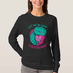 Kära L Initial Låt mig vara din Alla hjärtans dag T Shirt