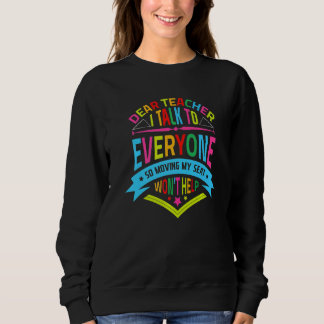 Kära lärare jag pratar med alla Byta plats hjälper T Shirt