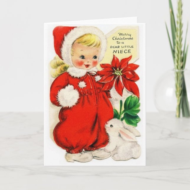 Kära Little Niece Helgkort (Framsida)
