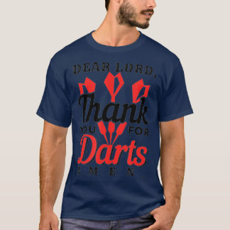 Kära Lord Tack för Darts Amen T Shirt
