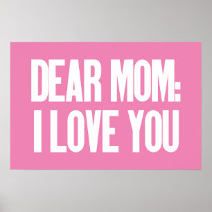 Kära Mamma I Kärlek You Poster