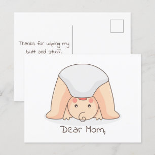 Kära mamma ... Roligt kort för mors dag