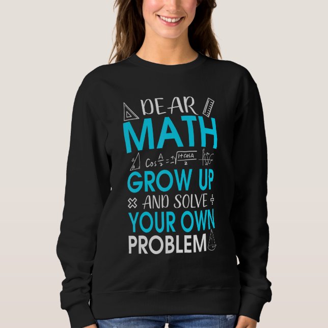 Kära matte matte citat för lärare eller student t shirt (Framsida)