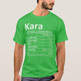 KARA Nutrition Personalized Name Funny Christmas G T Shirt