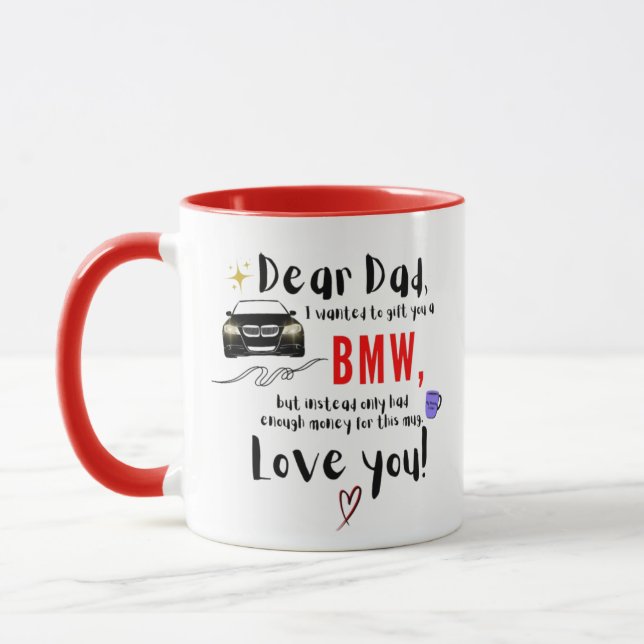 Kära Pappa & BMW Mugg (Vänster)