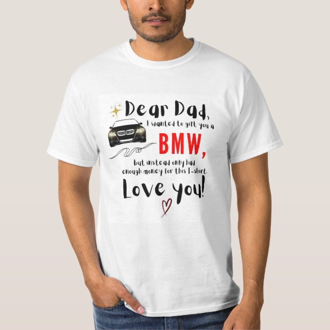Kära Pappa & BMW T Shirt (Framsida)