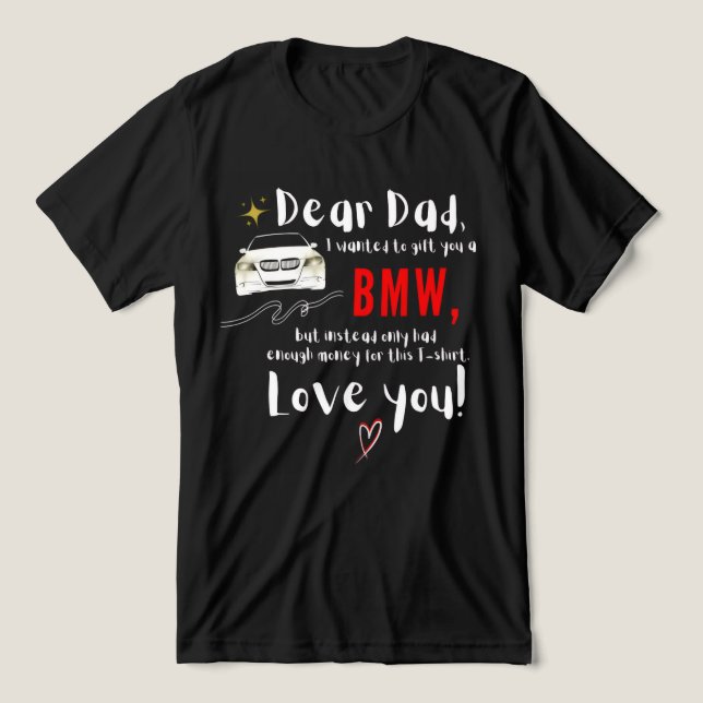 Kära Pappa & BMW T Shirt (Design Framsida)