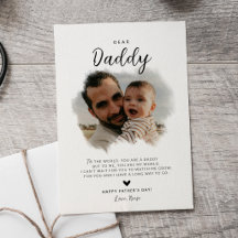 Kära Pappa | Modern Foto Hjärta Fars Dag