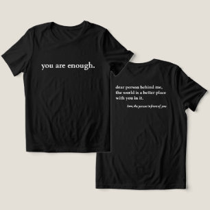 Kära person bakom mig Kärlek män kvinnor T Shirt