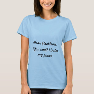 Kära problemcitationsteckenkvinna T-tröja T Shirt