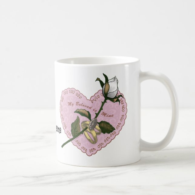 Kära Rose hjärta koppar (Höger)