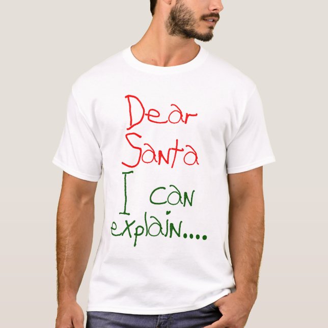 Kära Santa #1 Tee Shirt (Framsida)
