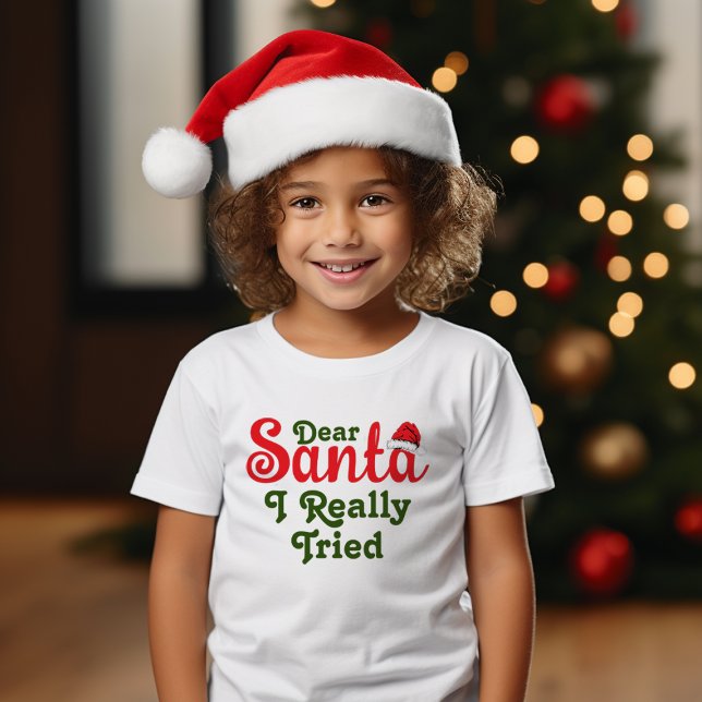 Kära Santa Anpassningsbar Funny julfamilj Group Ki T Shirt (Skapare uppladdad)
