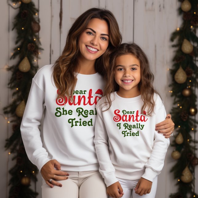 Kära Santa Anpassningsbar-gruppen för julfamiljen T Shirt (Skapare uppladdad)