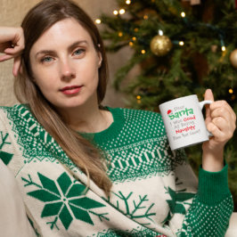 Kära Santa: Bra på att vara en stygg jul Kaffemugg