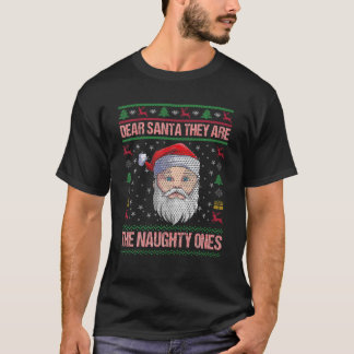 Kära Santa, de är de högmodiga Ones Julafton Pajam T Shirt