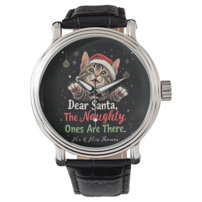 Kära Santa, de är de stygga. Armbandsur (Framsida)