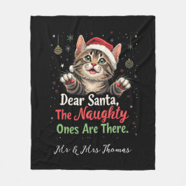 Kära Santa, de är de stygga. Fleecefilt