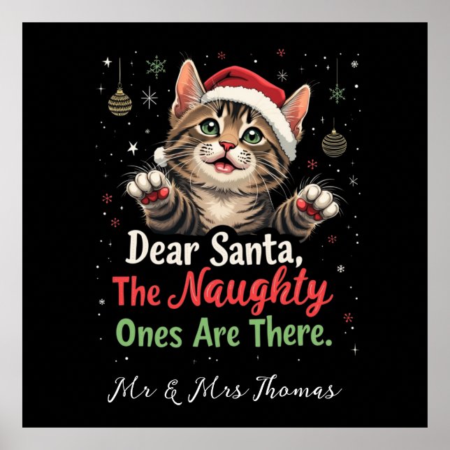 Kära Santa, de är de stygga. Poster (Framsidan)