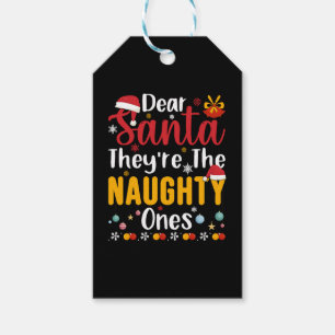 Kära Santa, de är de stygga. Presentetikett