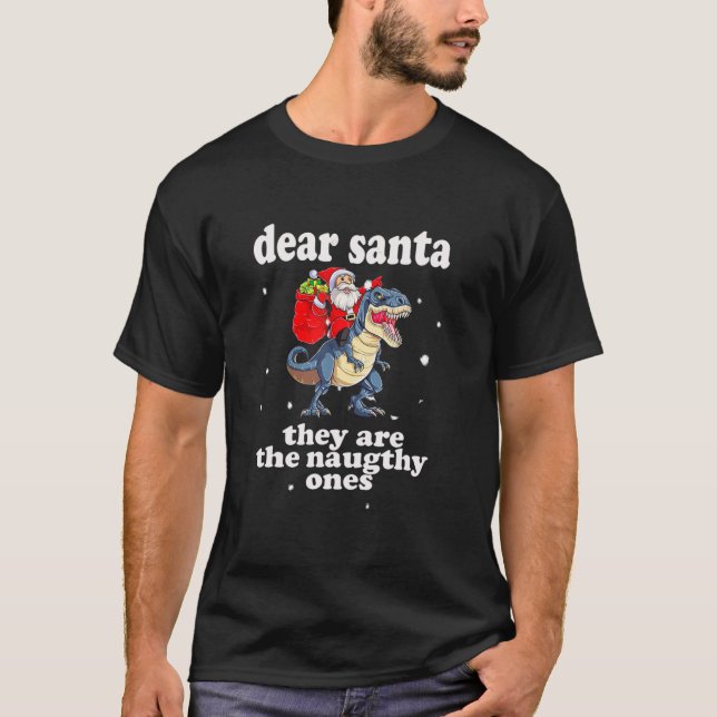 Kära Santa, de är den nybörjarunge Chris T Shirt (Framsida)