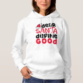 Kära Santa Define Bra Funny jul T Shirt