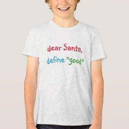 Kära Santa Define Bra Funny Kids-julskjorta Tröja