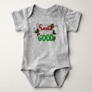 Kära Santa Define Bra jul Baby Bodykostym T Shirt