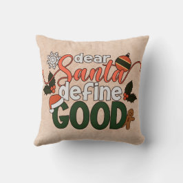 Kära Santa Define Bra jul | DEKORATIV KUDDE