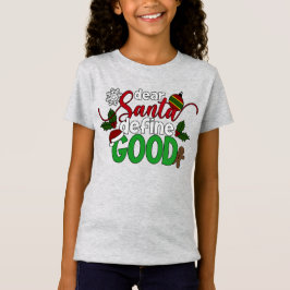 Kära Santa Define Bra jul | Jersey Shirt T