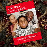 Kära Santa Define Naughty Photo jul Julkort<br><div class="desc">Kära Santa,  Definiera Naughty a roligt Personlig Photo jul Card från Ricaso - designad med en roligt typograftext med fotomall längst fram. Fet text och roligt ljusröd färg.</div>