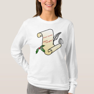 Kära Santa, definierar "den stygga" t-skjortan Tee Shirt