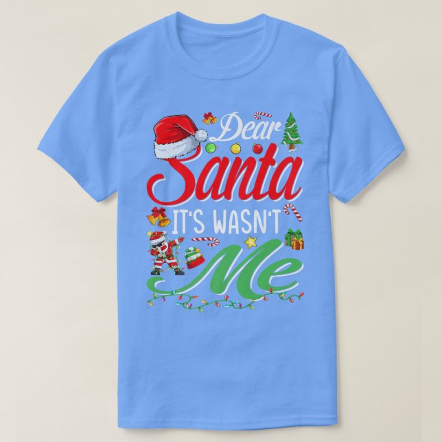 Kära Santa, det var julafton Party T Shirt (Design framsida)
