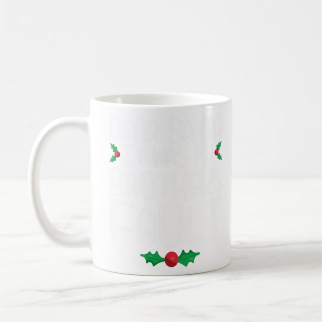 Kära Santa, det var min broders fel Kaffemugg (Vänster)