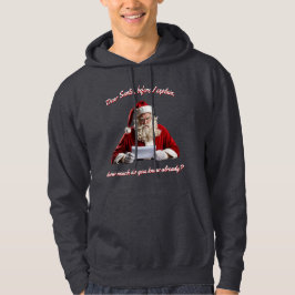 Kära Santa.. Finny Jultomten, julen Helgdag Hoodie