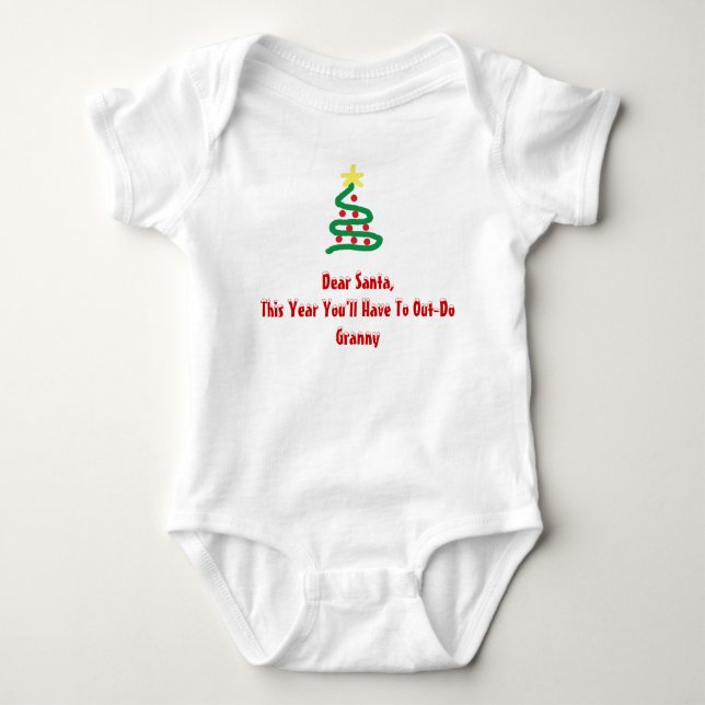 Kära Santa - Granny T-shirt (Framsida)