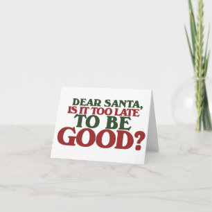 Kära Santa Helgkort