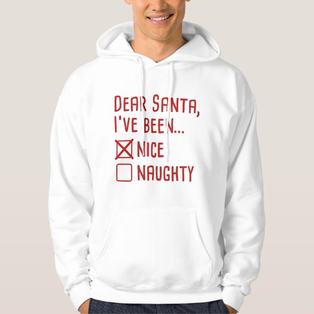 Kära Santa Hoodie (Framsida)