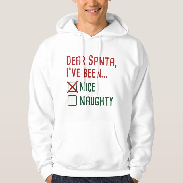Kära Santa Hoodie (Framsida)