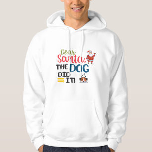Kära Santa Hund gjorde det lättsinnigt enkelt Hoodie