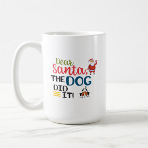 Kära Santa Hund gjorde det lättsinnigt enkelt Kaffemugg