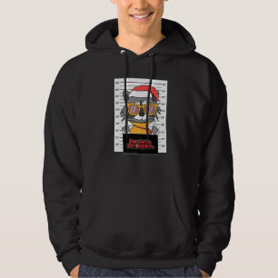 Kära Santa I kan förklara Raccoon Crime Christma Hoodie